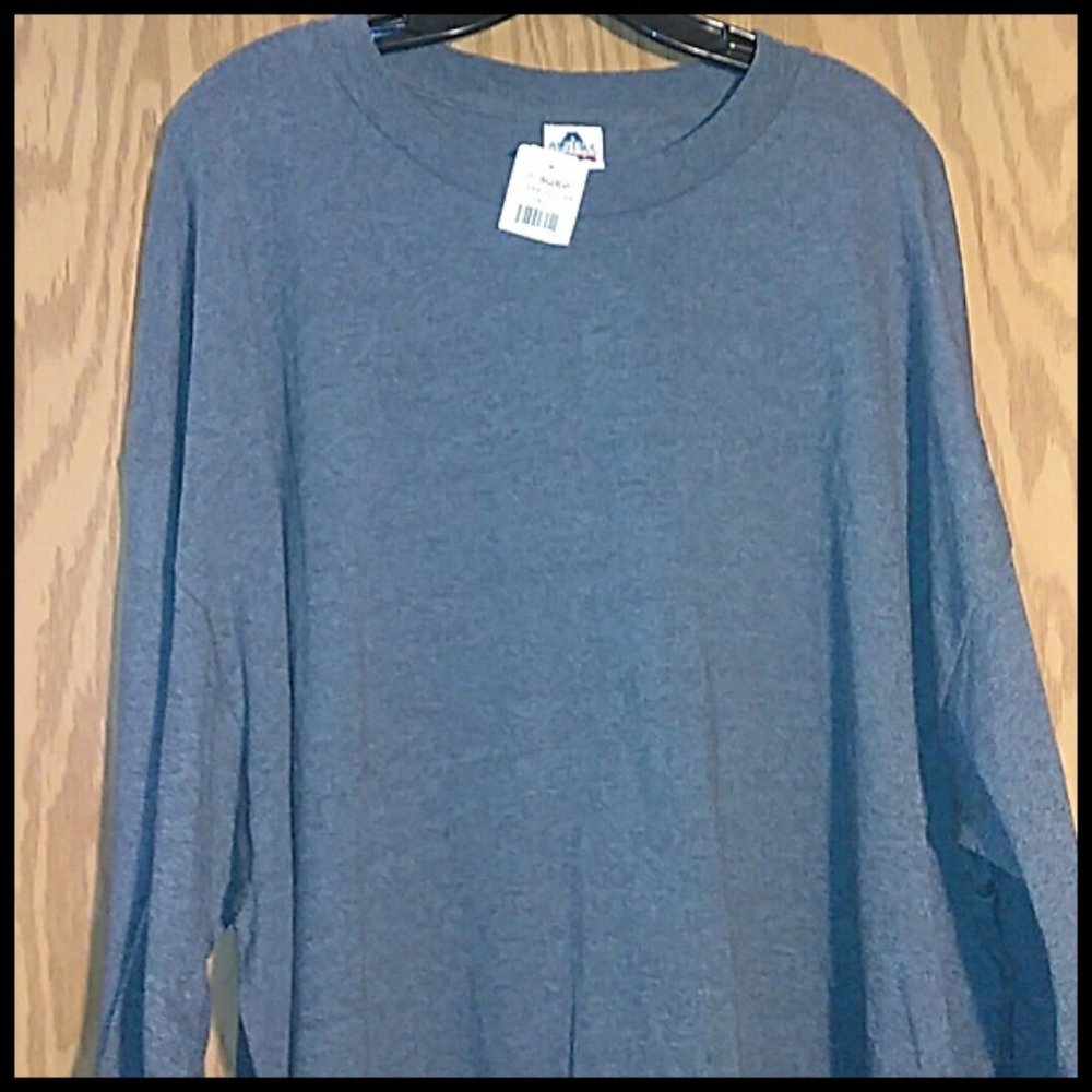 AlStyle Apparel AAA Long Sleeve T-Shirt Gray 3 XL - Picture 5 of 5